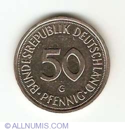 Image #1 of 50 Pfennig 1991 G