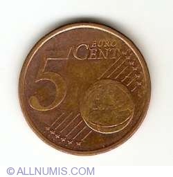 Image #1 of 5 Euro Cent 2005 F