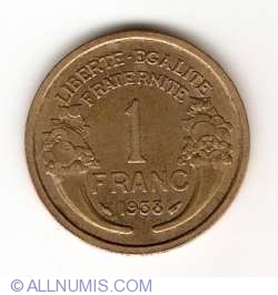 Image #1 of 1 Franc 1938