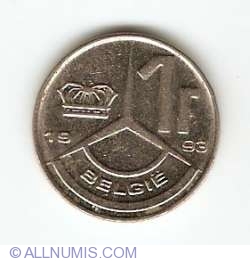 Image #1 of 1 Franc 1993 - Belgie
