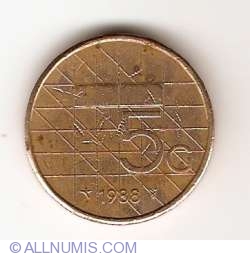 Image #1 of 5 Gulden 1988