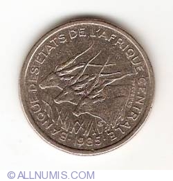 Image #2 of 50 Francs 1985 D - Gabon