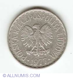 Image #2 of 1 Zloty 1977