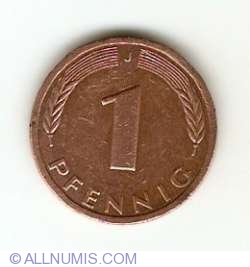 1 Pfennig 1989 J