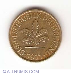 Image #2 of 5 Pfennig 1971 D