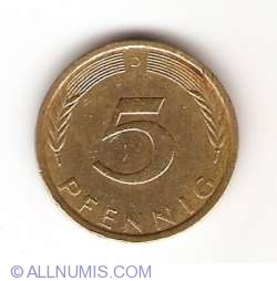Image #1 of 5 Pfennig 1971 D