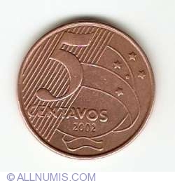 Image #1 of 5 Centavos 2002