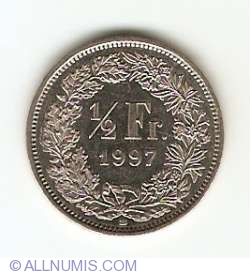 Image #1 of ½ Franc 1997