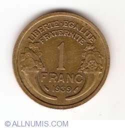 Image #1 of 1 Franc 1939