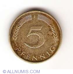 5 Pfennig 1994 J
