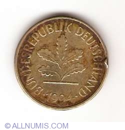 Image #2 of 5 Pfennig 1994 J