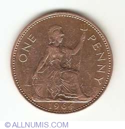 Image #1 of 1 Penny 1964