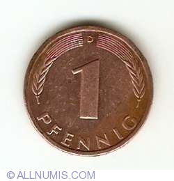 1 Pfennig 1990 D