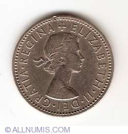 Image #2 of 1 Shilling 1955