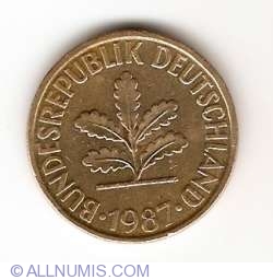 10 Pfennig 1987 D