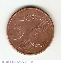 Image #1 of 5 Euro Cent 2008 F