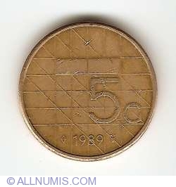 5 Gulden 1989
