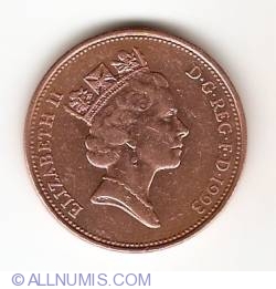Image #2 of 2 Pence 1993