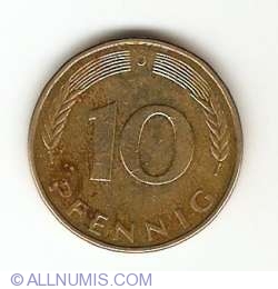 10 Pfennig 1981 J