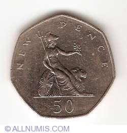 Image #1 of 50 New Pence 1981