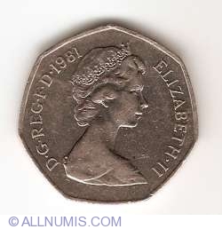 Image #2 of 50 New Pence 1981
