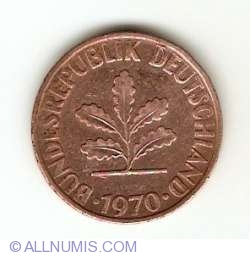 2 Pfennig 1970 D