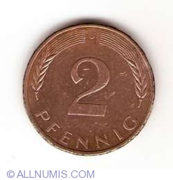 Image #1 of 2 Pfennig 1977 J