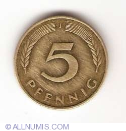 Image #1 of 5 Pfennig 1986 J