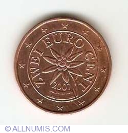 Image #2 of 2 Euro Cent 2007