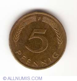 Image #1 of 5 Pfennig 1986 F