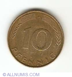 Image #1 of 10 Pfennig 1992 J