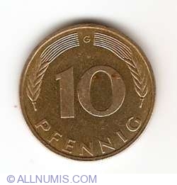 10 Pfennig 1985 G
