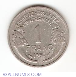 Image #1 of 1 Franc 1950