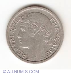 Image #2 of 1 Franc 1950