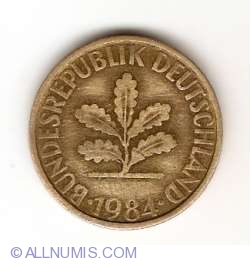Image #2 of 10 Pfennig 1984 F