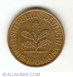 Image #2 of 10 Pfennig 1989 F