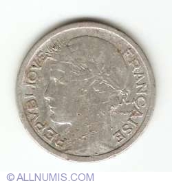 Image #2 of 1 Franc 1947