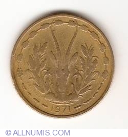 Image #2 of 25 Francs 1971