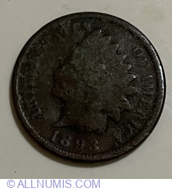 Indian Head Cent 1893