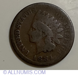Image #1 of Indian Head Cent 1884