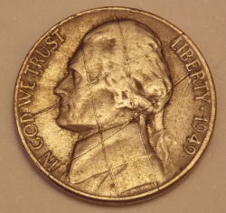 Image #2 of Jefferson Nickel 1949