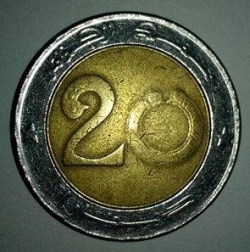 Image #2 of 20 Dinars 1999 (AH1420)