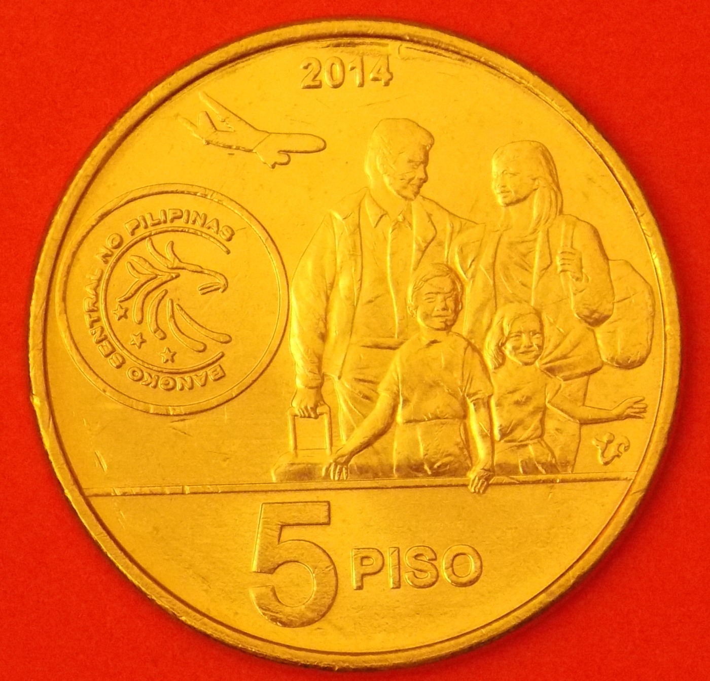 5 Piso 2014 Bagong Bayani Republic Commemorative 1995 2019 