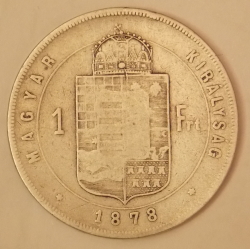 Image #1 of 1 Forint 1878
