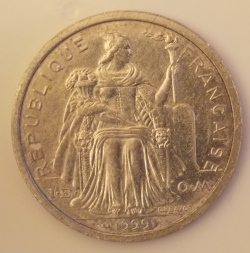 Image #2 of 2 Francs 1999
