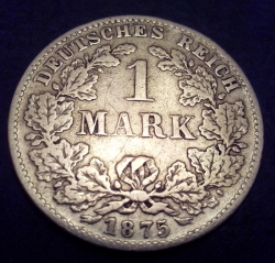 1 Mark 1875 C