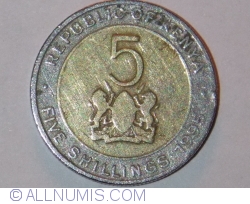 Image #1 of 5 Shillings 1995
