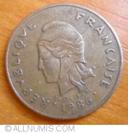 100 Francs 1986