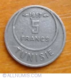 Image #1 of 5 Francs 1957