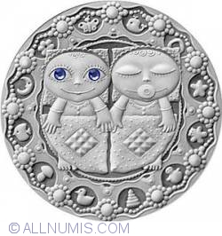Image #1 of 20 Ruble 2009 - Signs of the Zodiac Series - Gemini